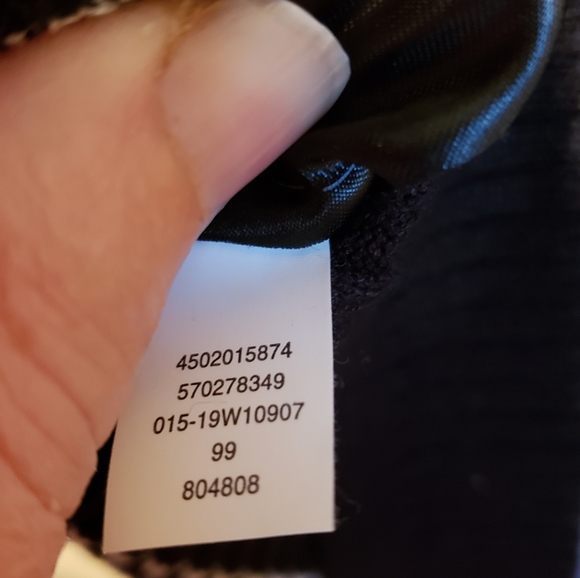 White house black market stripe top flare sleeve NWOT - Picture 6 of 6